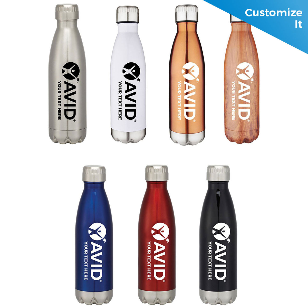 Custom 17 oz Stainless Steel Bottle – myavidstore